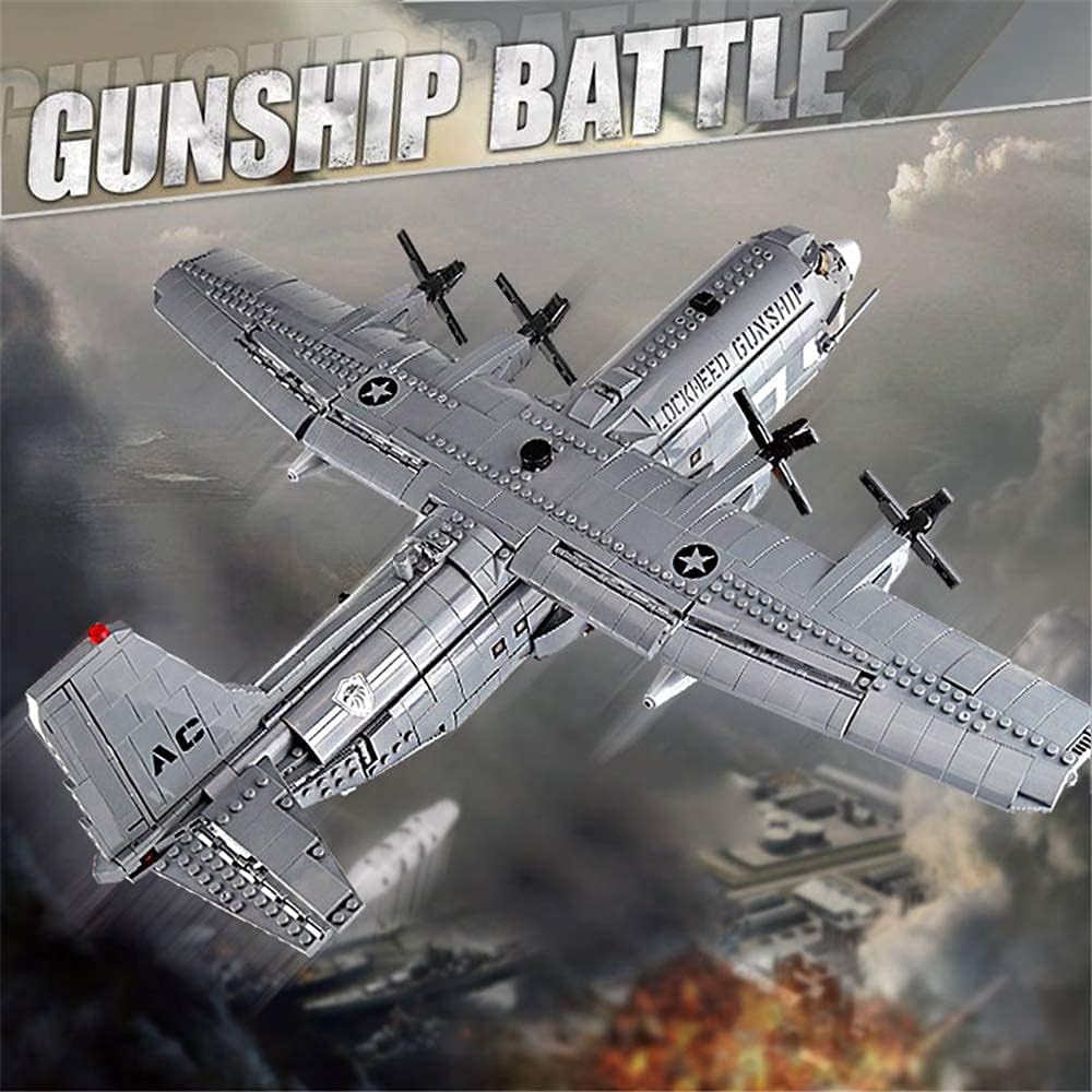AC-130 Hercules Gunship Aircraft | 1713 Pcs 1:40 | Power Brickz