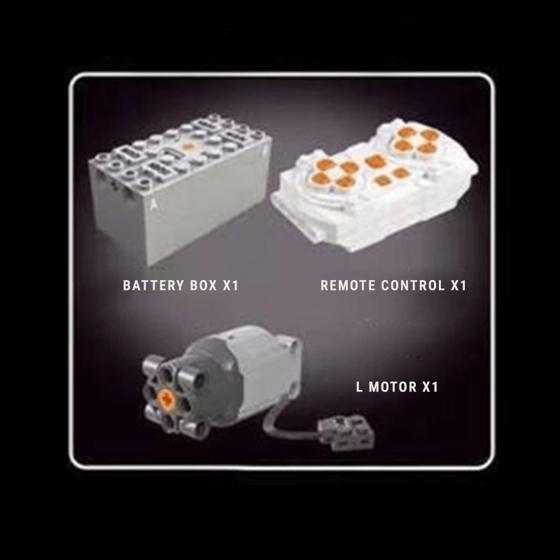 Futuristic Flying Motorcycle - Building Blocks Set | Power Brickz