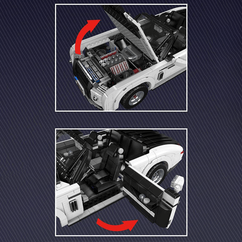 British Phantom Luxury Convertible - Building Blocks Set | Power Brickz