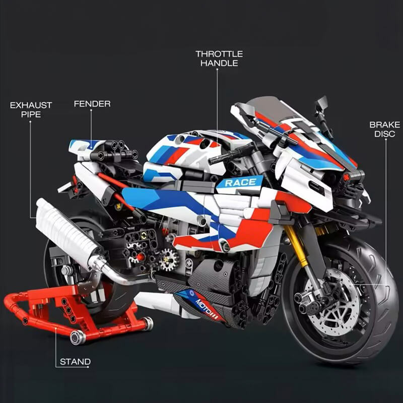 German Racing Superbike - Building Blocks Set | Power Brickz