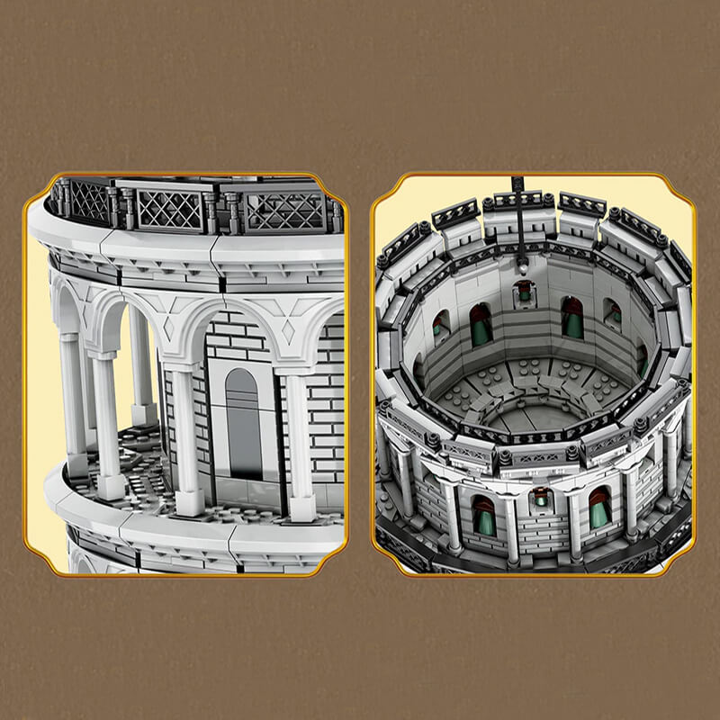 Monumental Tower of Pisa - Ultimate Edition - Building Blocks Set | Power Brickz