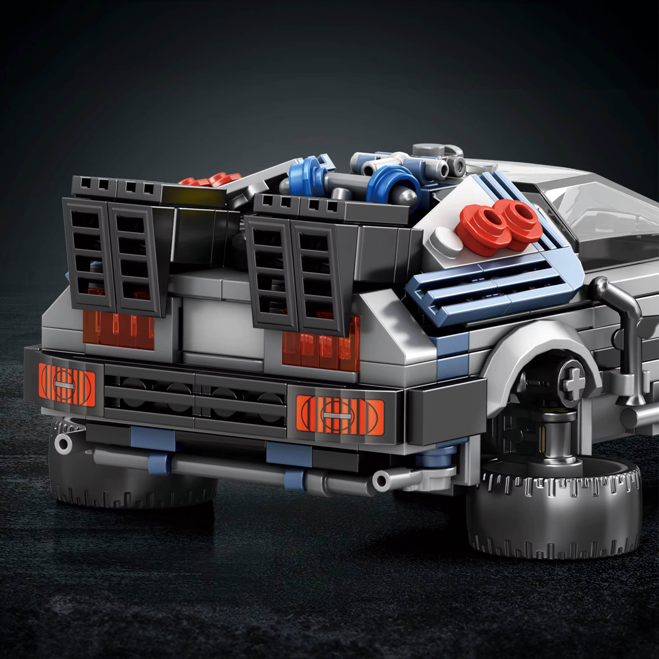 Classic Time Traveling Machine - Building Blocks Set | Power Brickz