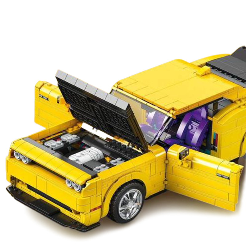 Powerful American Muscle Car - Building Blocks Set | Power Brickz