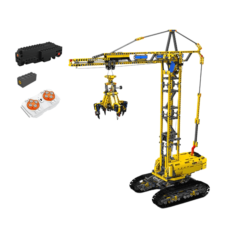 Urban Construction Crane Remote Control - Building Blocks Set | Power Brickz