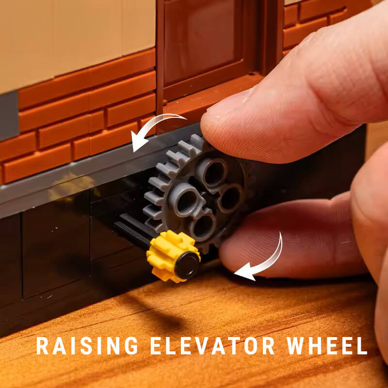 Vintage Auto Garage - Building Blocks Set | Power Brickz