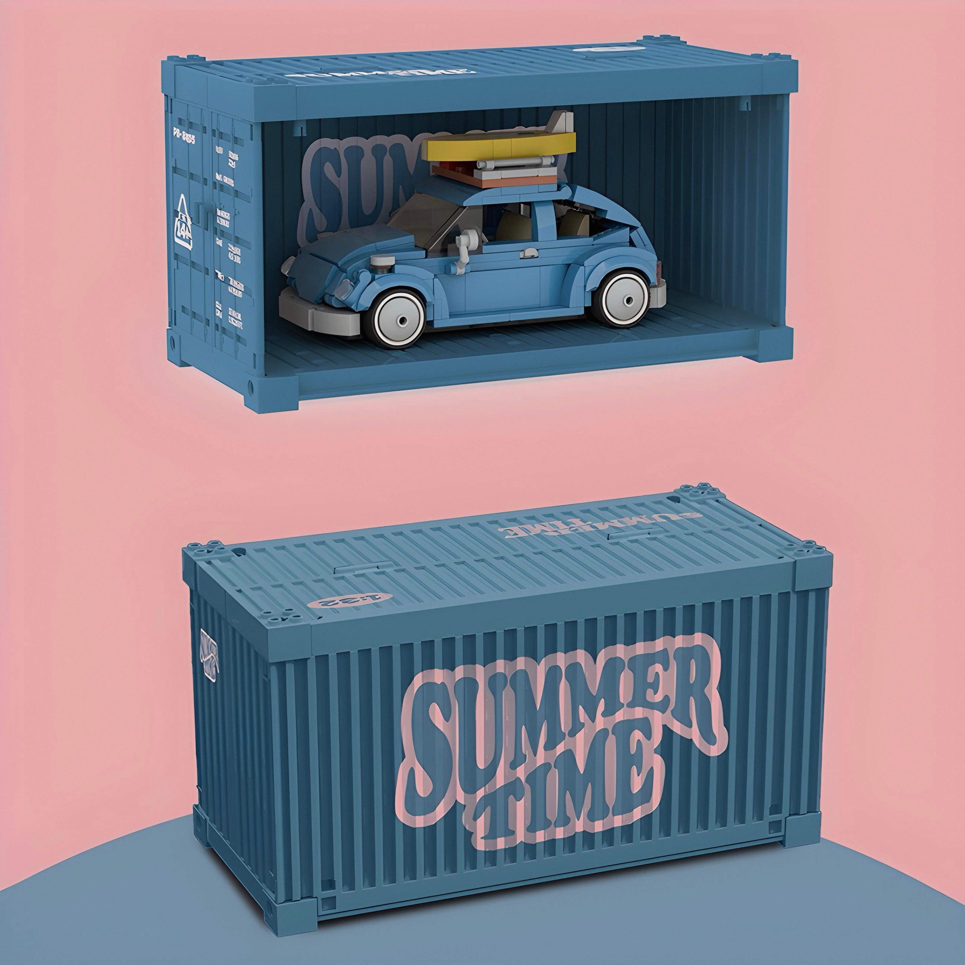 Camperized Beetle | 348pcs — view 3 | Power Brickz