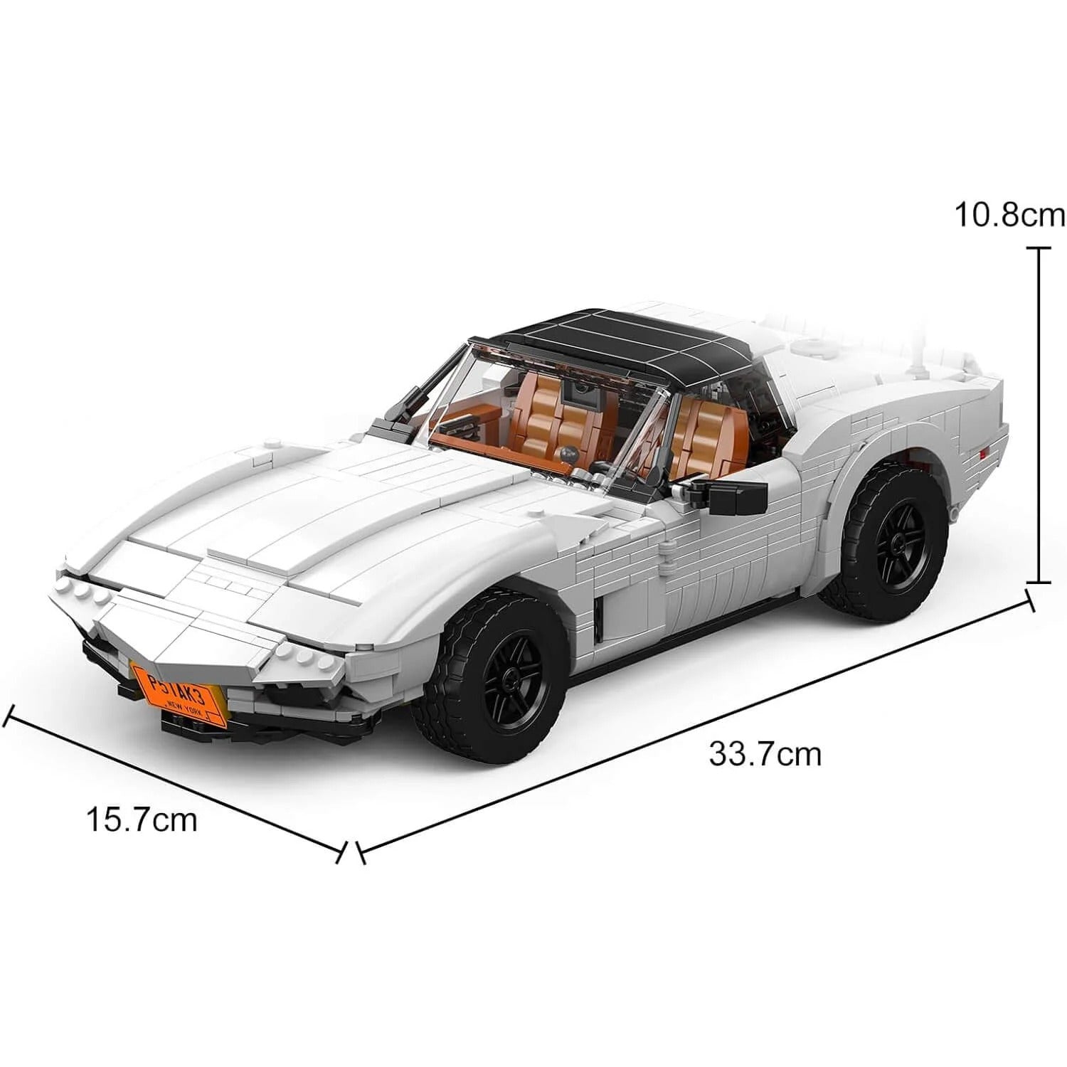 ’70s American Sports Coupe | 1346pcs - Power Brickz