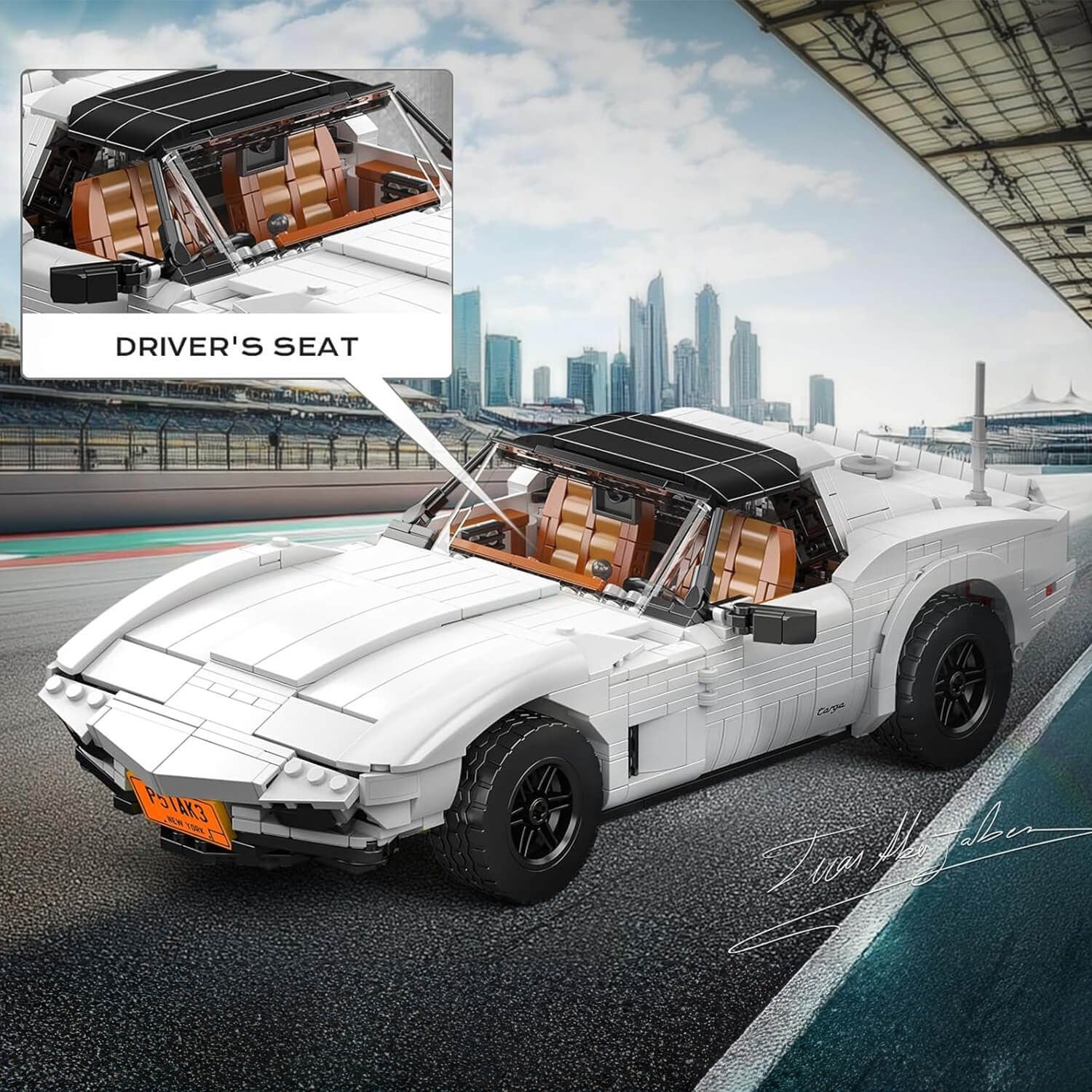 ’70s American Sports Coupe | 1346pcs - Power Brickz