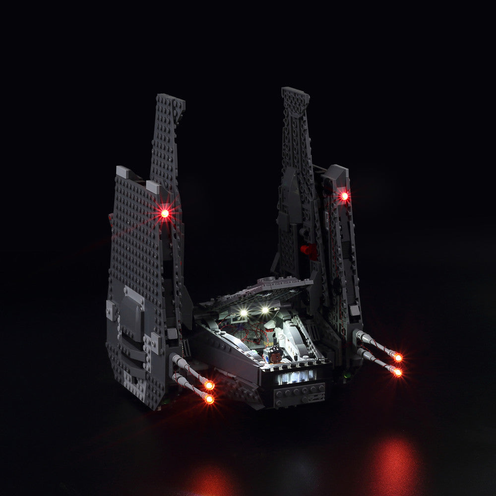 Kylo Rens Command Shuttle 75104 LED Light Kit – Building Block Lighting | Power Brickz™