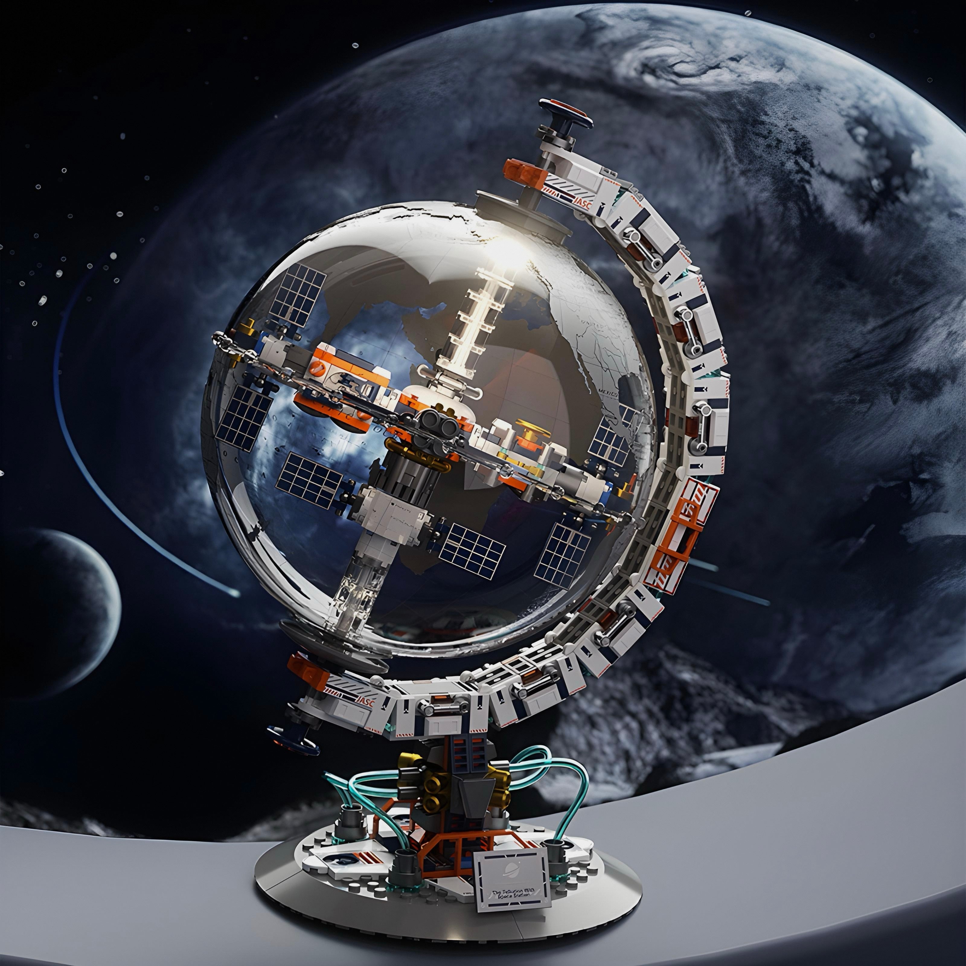 Earth Globe | 658pcs — view 2 | Power Brickz
