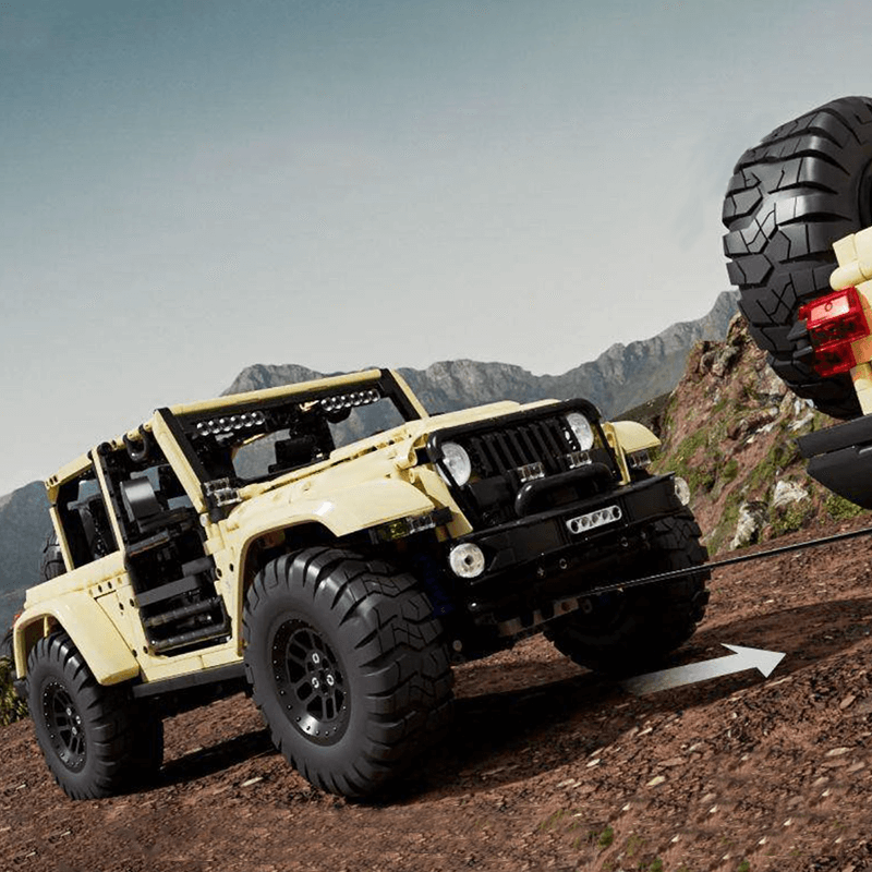 All-Terrain Wrangler Sahara 4x4 - Building Blocks Set | Power Brickz