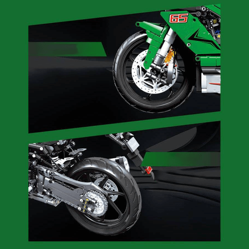 Green Samurai Warrior - Building Blocks Set | Power Brickz