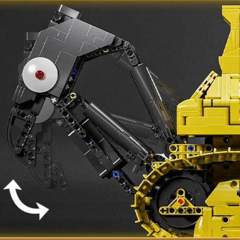 RC Bulldozer - Ultimate Edition - Building Blocks Set | Power Brickz