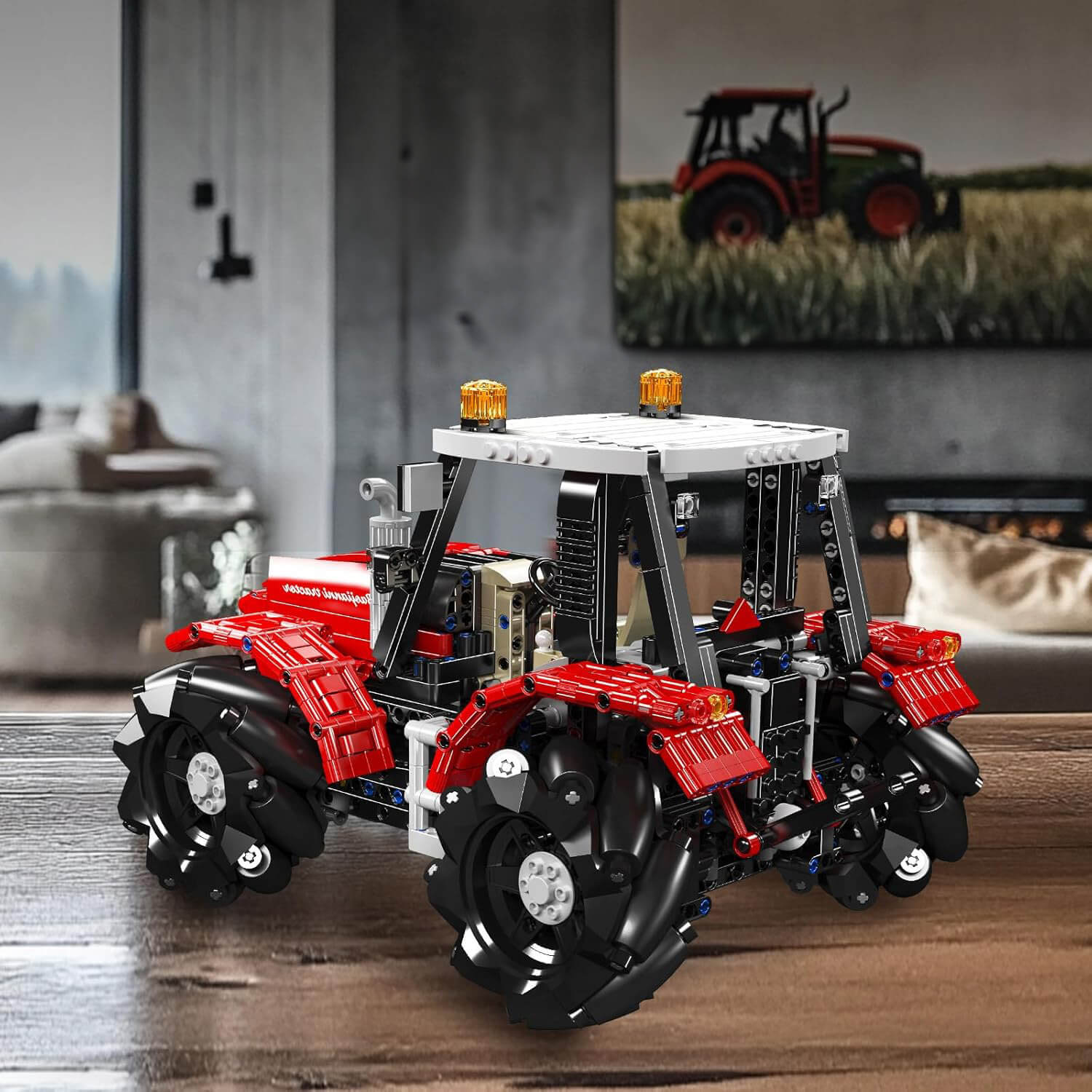 Agricultural Tractor Remote Control - Building Blocks Set | Power Brickz