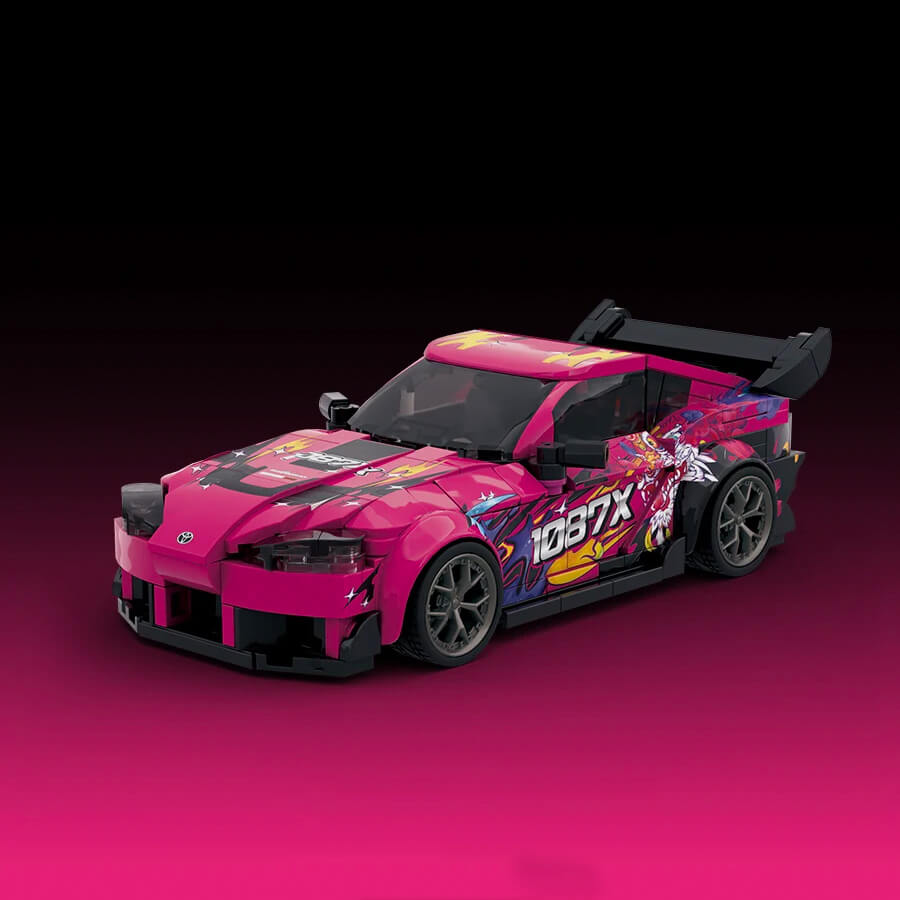 Toyota Supra A - Building Blocks Set | Power Brickz