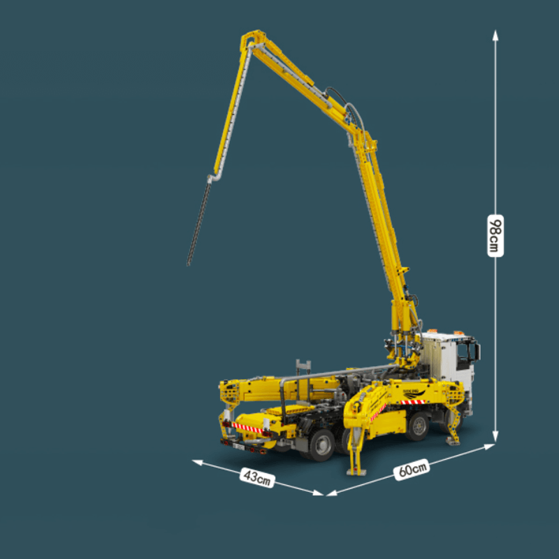 Industrial Pneumatic Concrete Pump - Building Blocks Set | Power Brickz