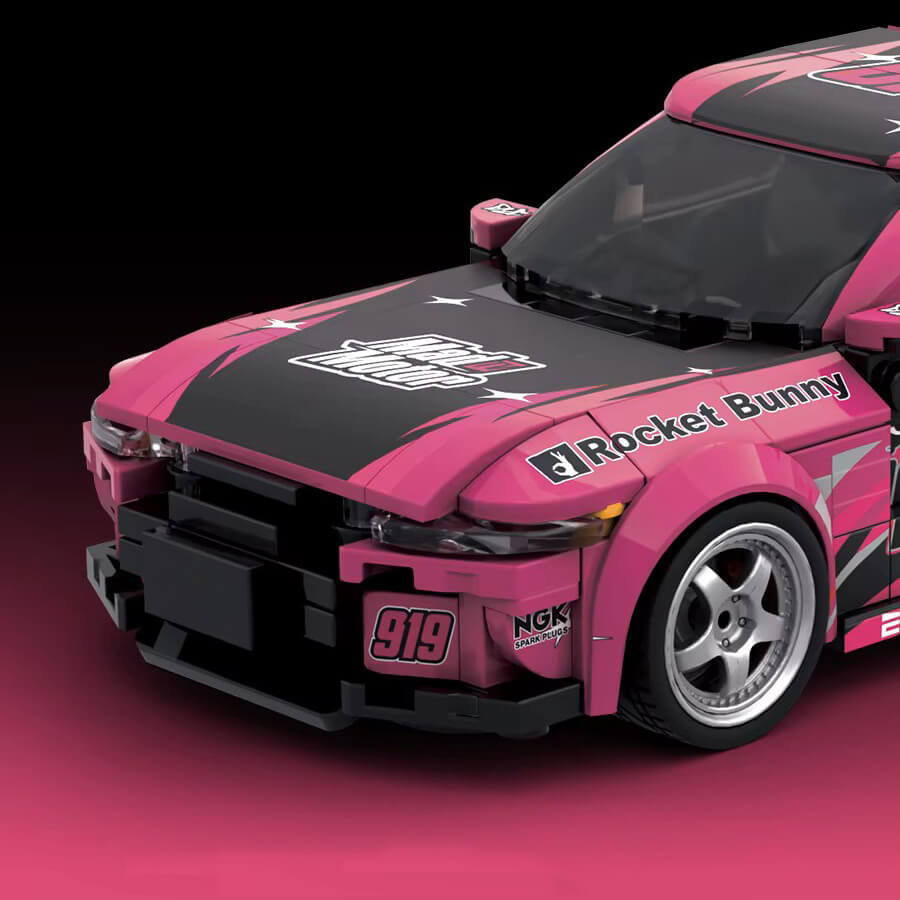 Rocket Bunny R32 Gt-r Building Blocks Kit | 407 Pcs