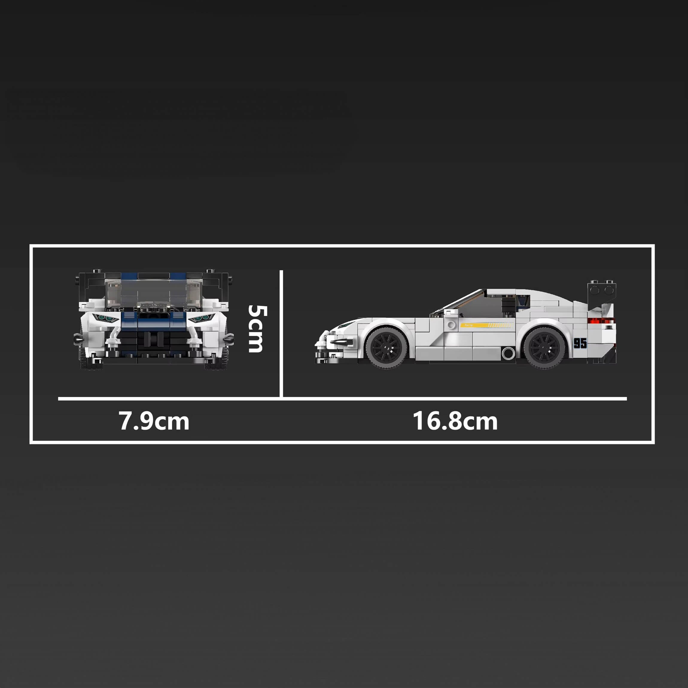 Supercar GTR Safety car - Building Blocks Set | Power Brickz