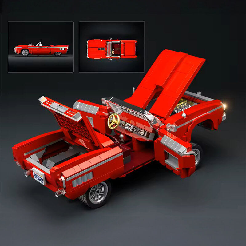Classic American Lowrider - Building Blocks Set | Power Brickz