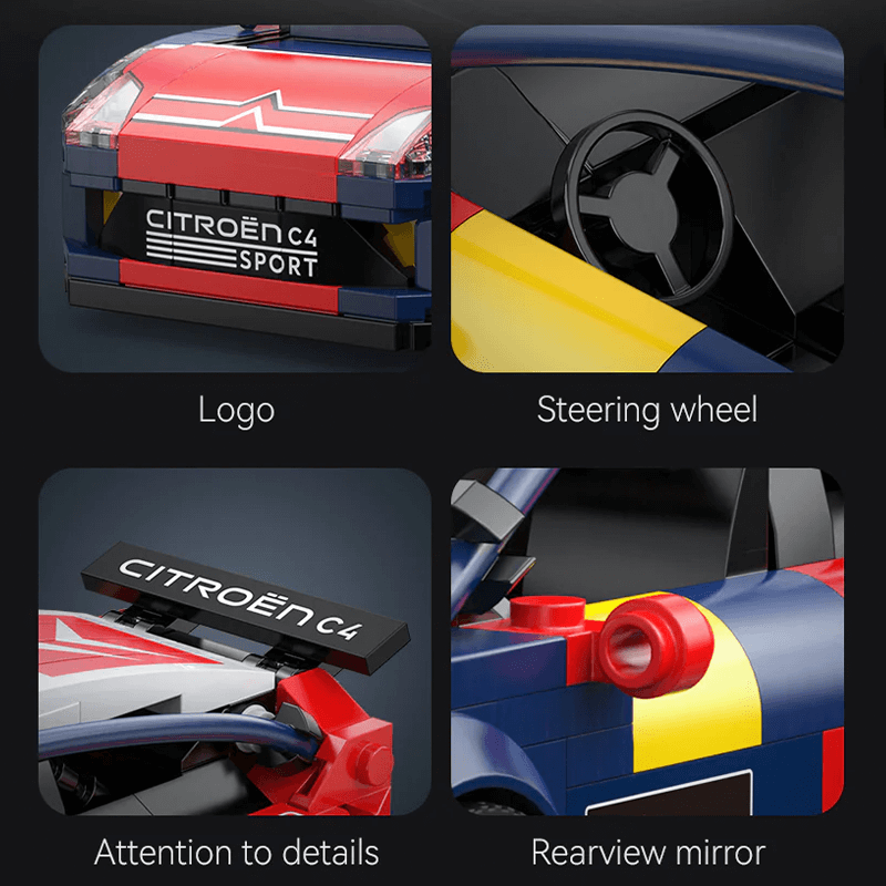Citroen C4 WRC - Building Blocks Set | Power Brickz