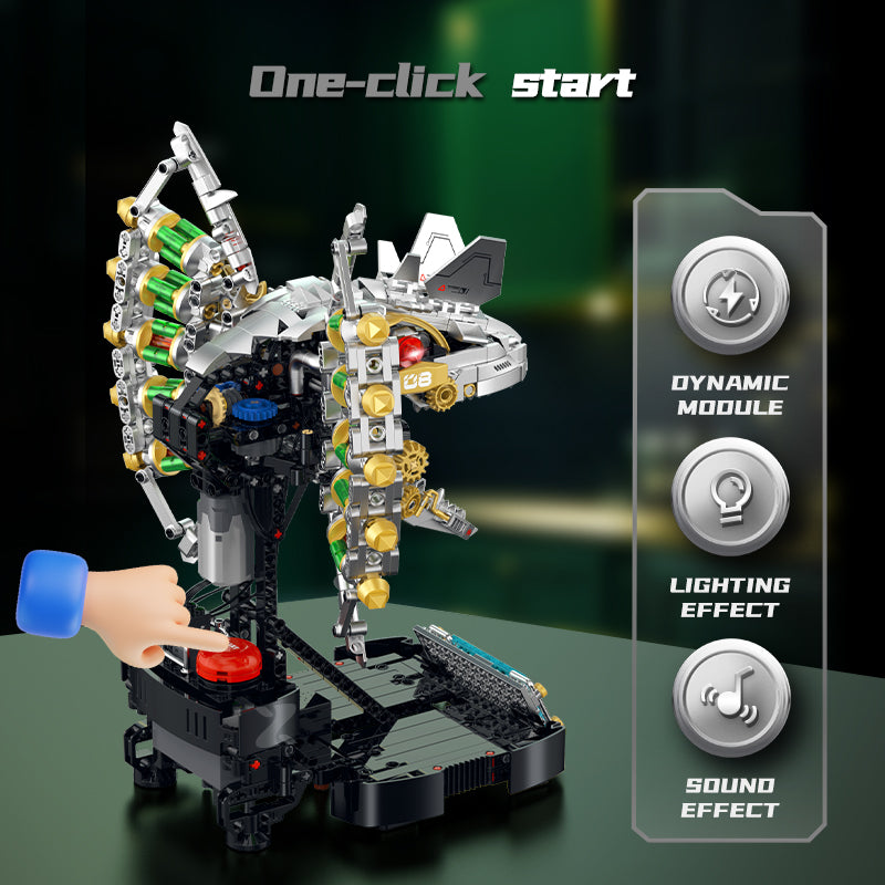 Cyber DinoMecha Head – Xinzhuan XZ0014 – Power Brickz