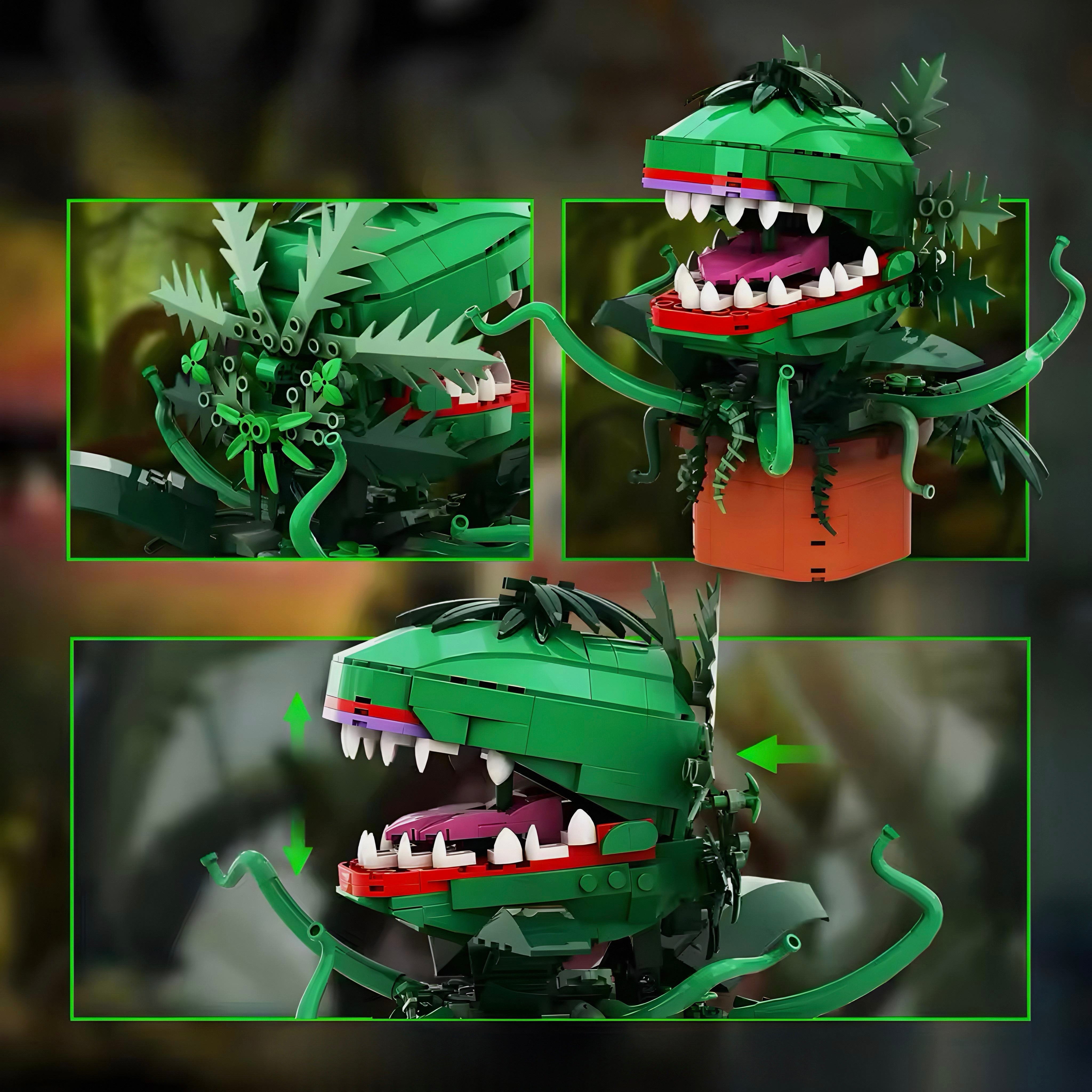 Predatory Plant | 487pcs — view 2 | Power Brickz