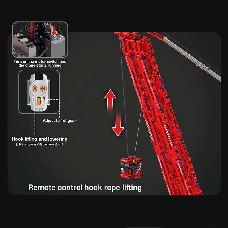 World's Most Powerful Land Crane - Building Blocks Set | Power Brickz