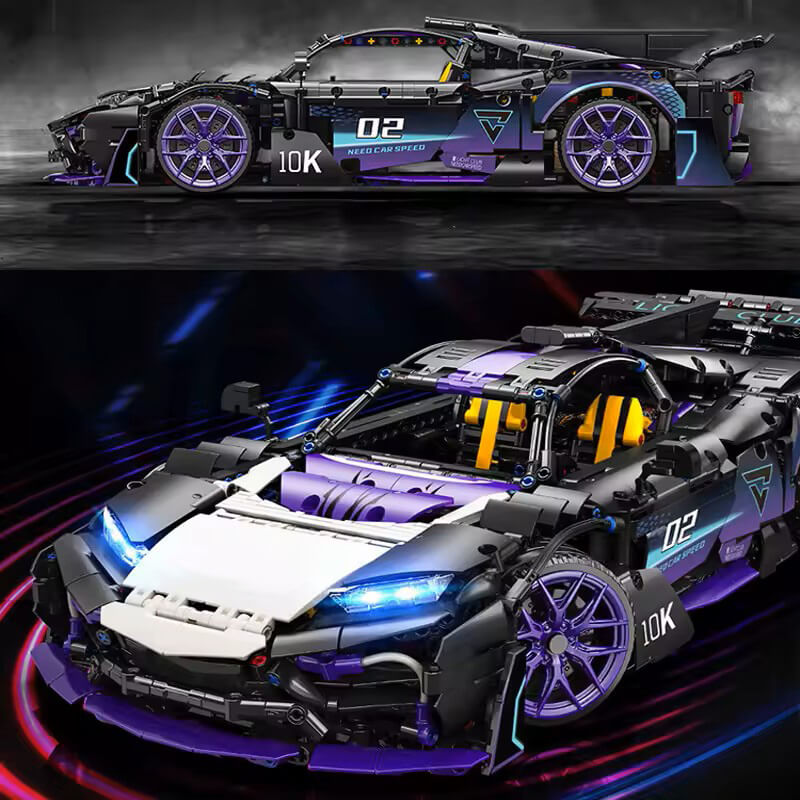 German Hypercar One Remote Control - Building Blocks Set | Power Brickz