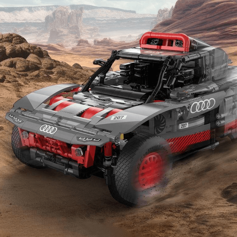 Remote Controlled 4x4 RS Q e-tron - Building Blocks Set | Power Brickz