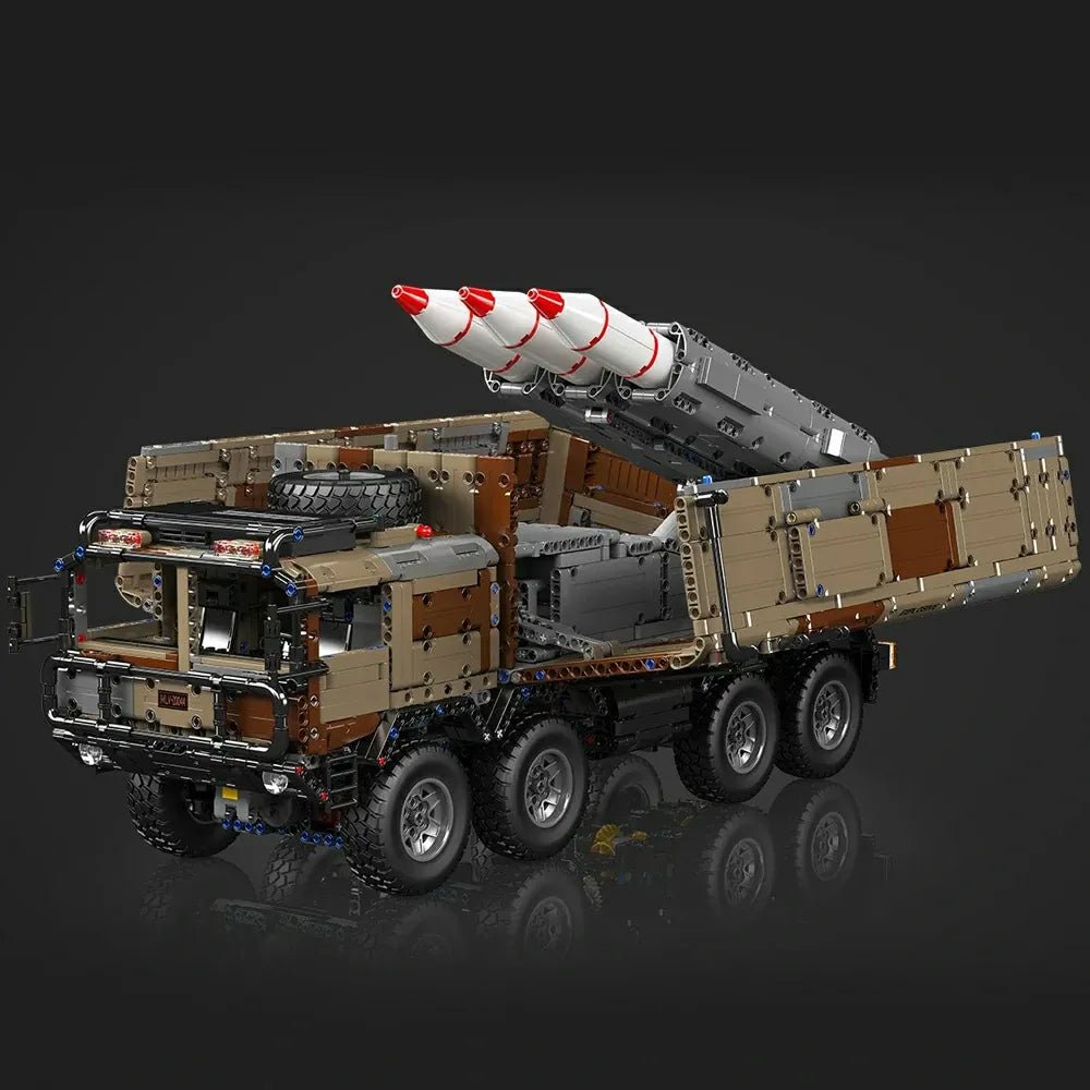 8x8 Desert Heavy Hauler - Building Blocks Set | Power Brickz