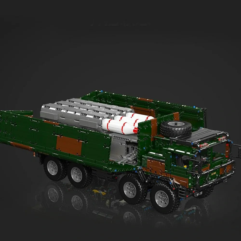 8x8 Desert Heavy Hauler - Building Blocks Set | Power Brickz