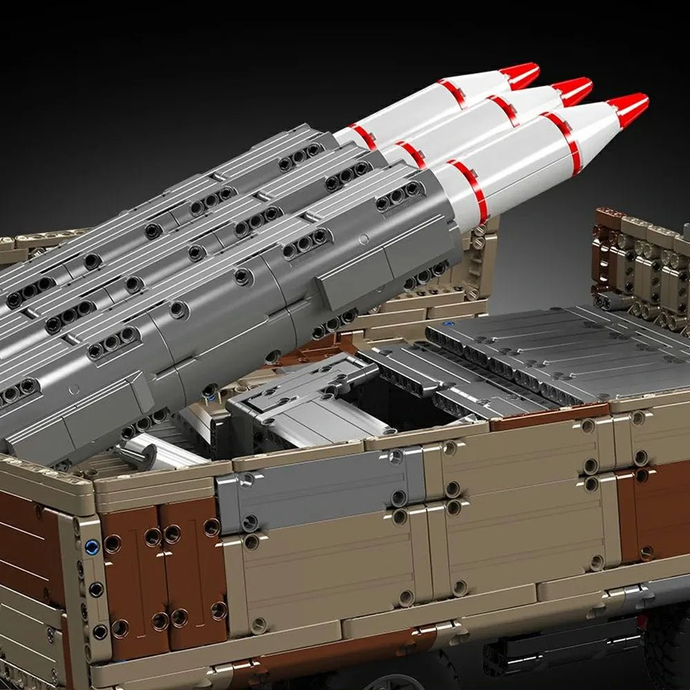 8x8 Desert Heavy Hauler - Building Blocks Set | Power Brickz