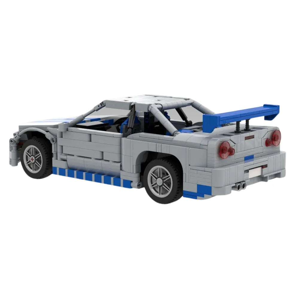 Power Brickz Skyline R34 GTR F&F | 1147pcs SKU MOC-186036