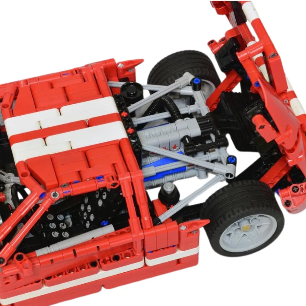 Power Brickz GT40 Iconic American Supercar | 1468pcs SKU MOC-113244