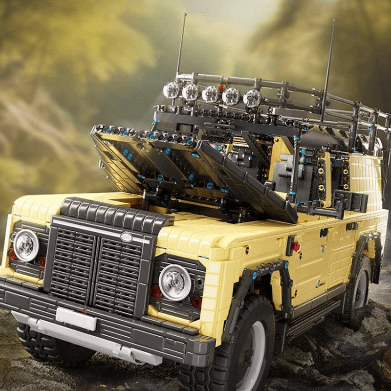 Land Rover Defender Safari Edition - Building Blocks Set | Power Brickz