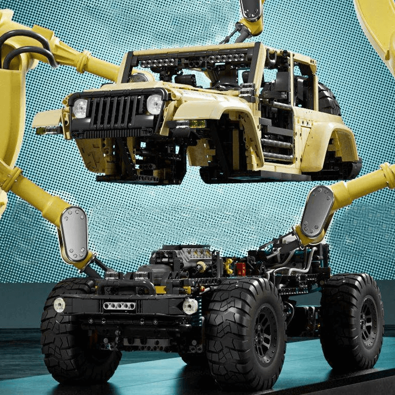 All-Terrain Wrangler Sahara 4x4 - Building Blocks Set | Power Brickz