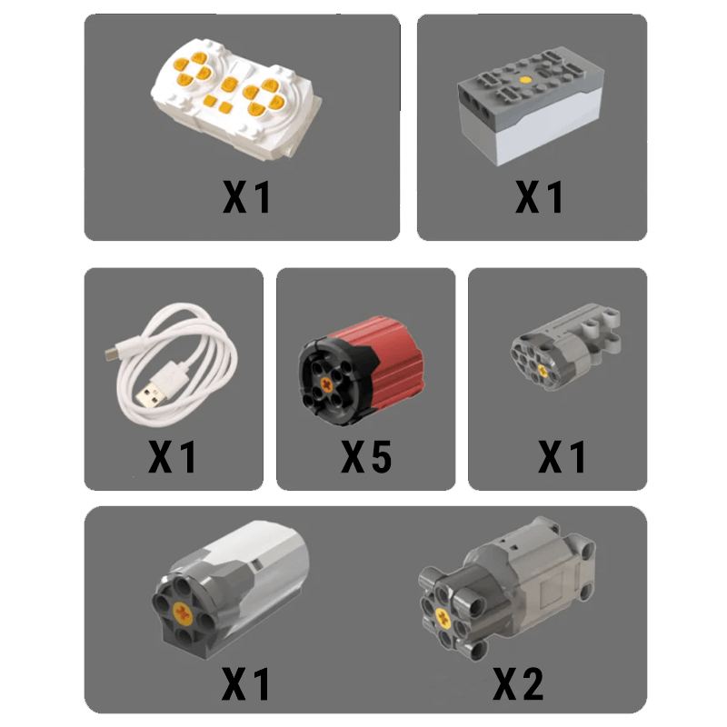 Black Bull SV Concept Remote Control - Building Blocks Set | Power Brickz