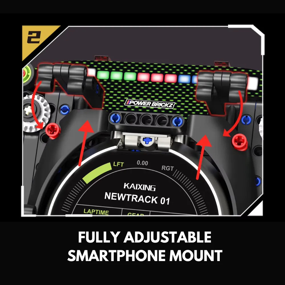 1:1 Podium Steering Wheel GT3 made from Building Blocks