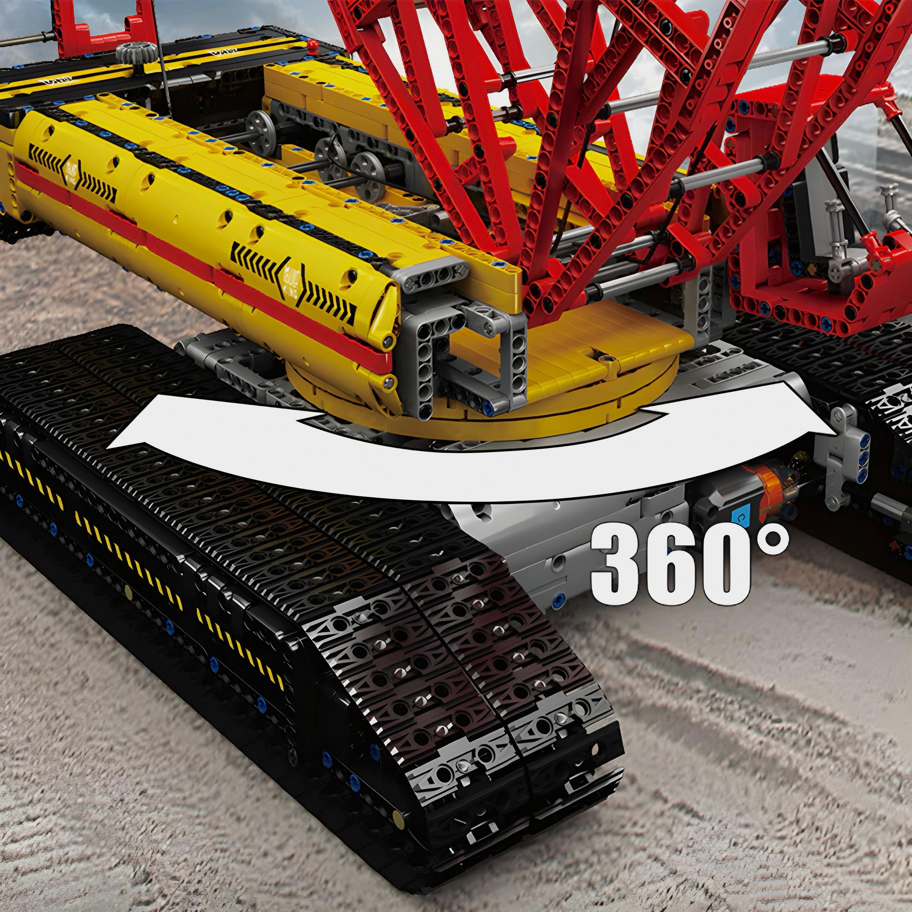 The 210cm Mega Dragline | 4317pcs — view 6 | Power Brickz