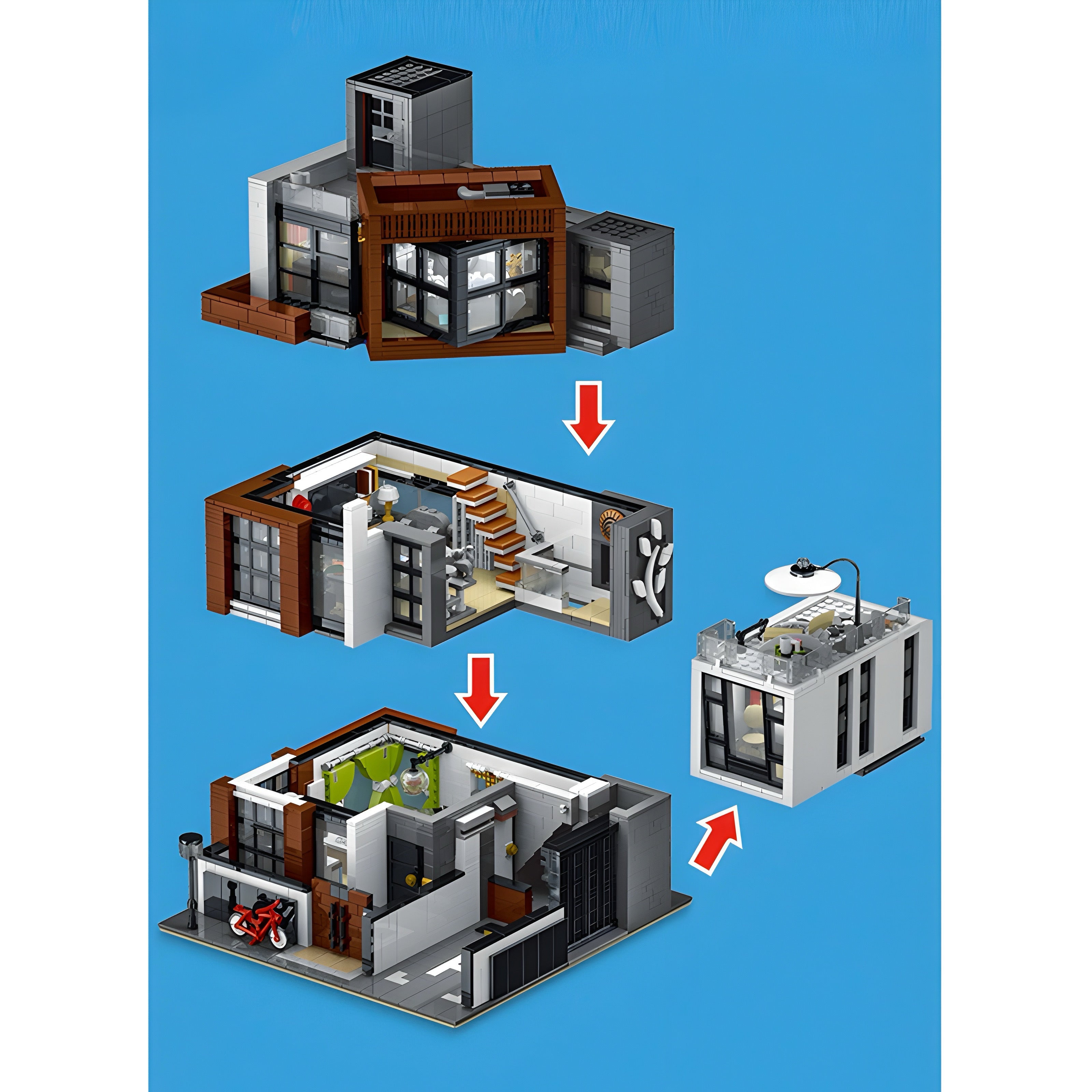 The Design Loft | 3446pcs — view 2 | Power Brickz