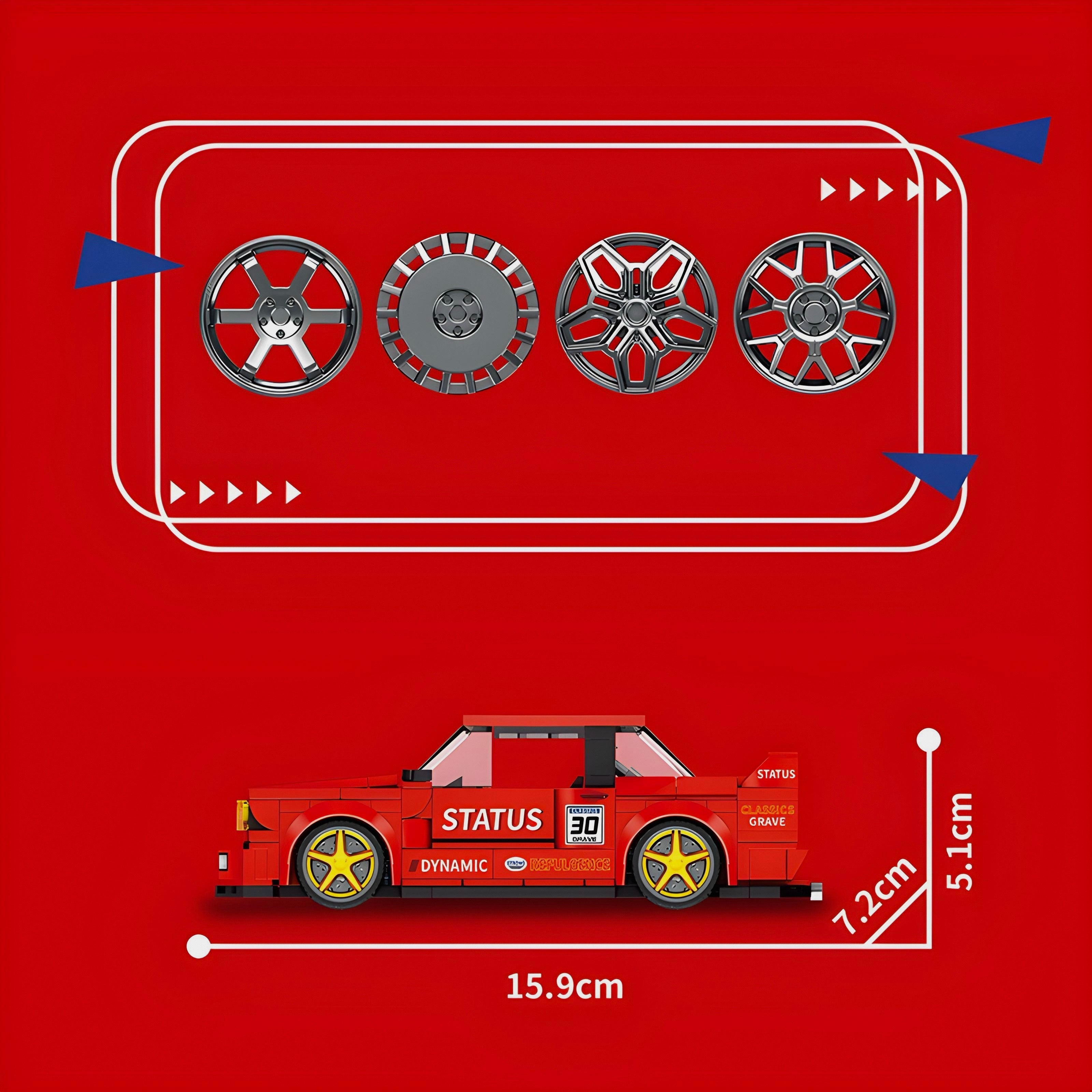 Rally Spec E30 | 304pcs — view 4 | Power Brickz