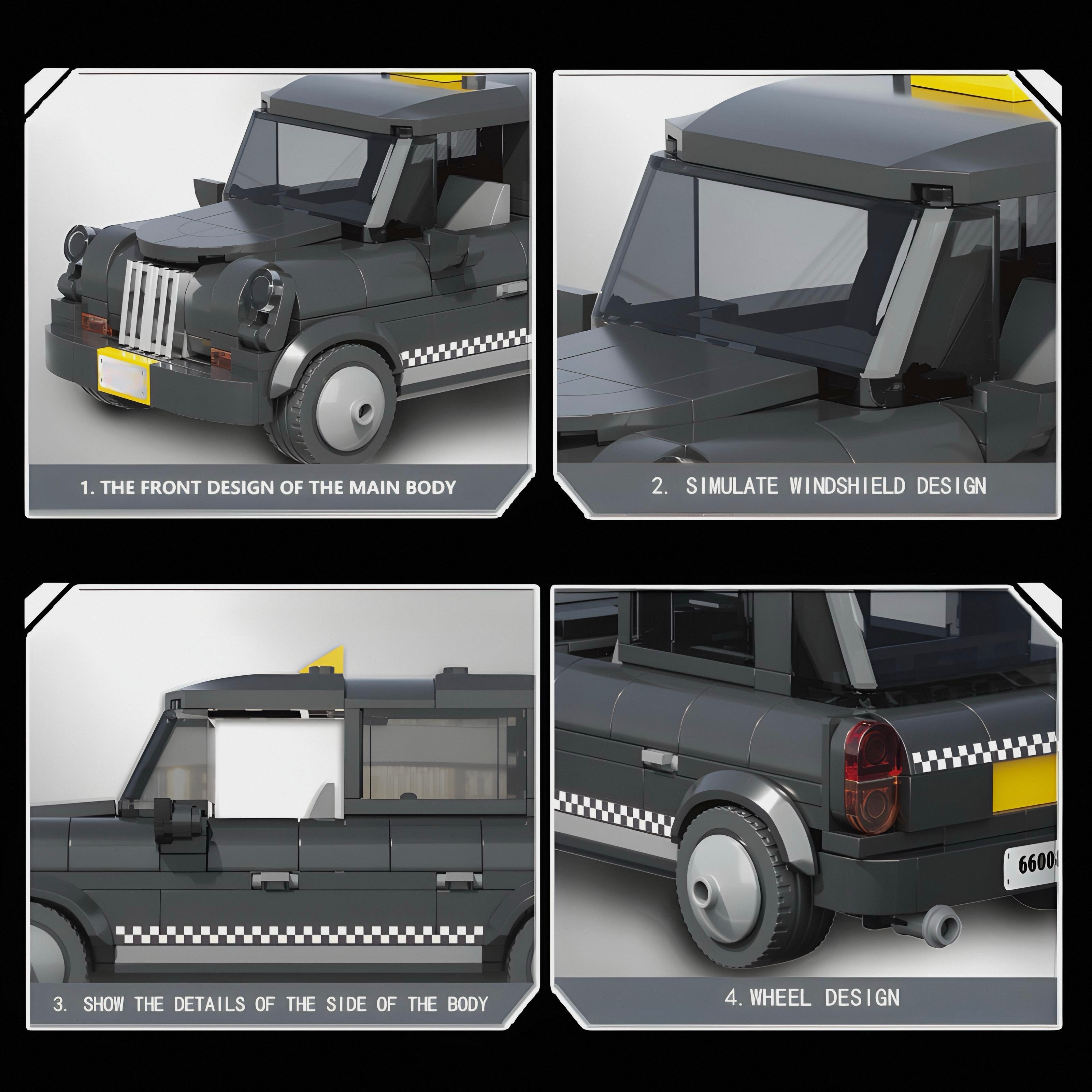Taxi | 306pcs — view 2 | Power Brickz