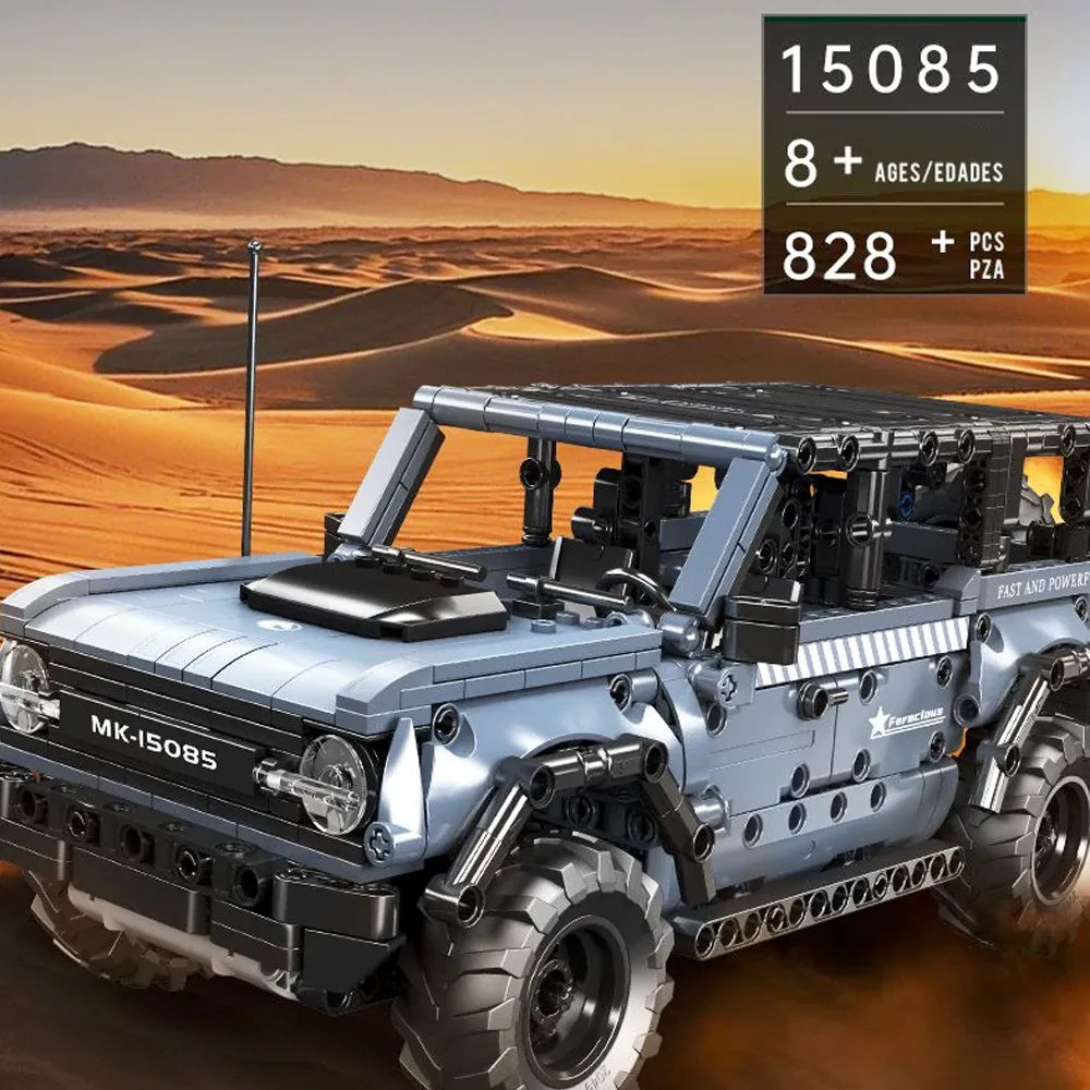 Classic Off Road Icon - Building Blocks Set | Power Brickz