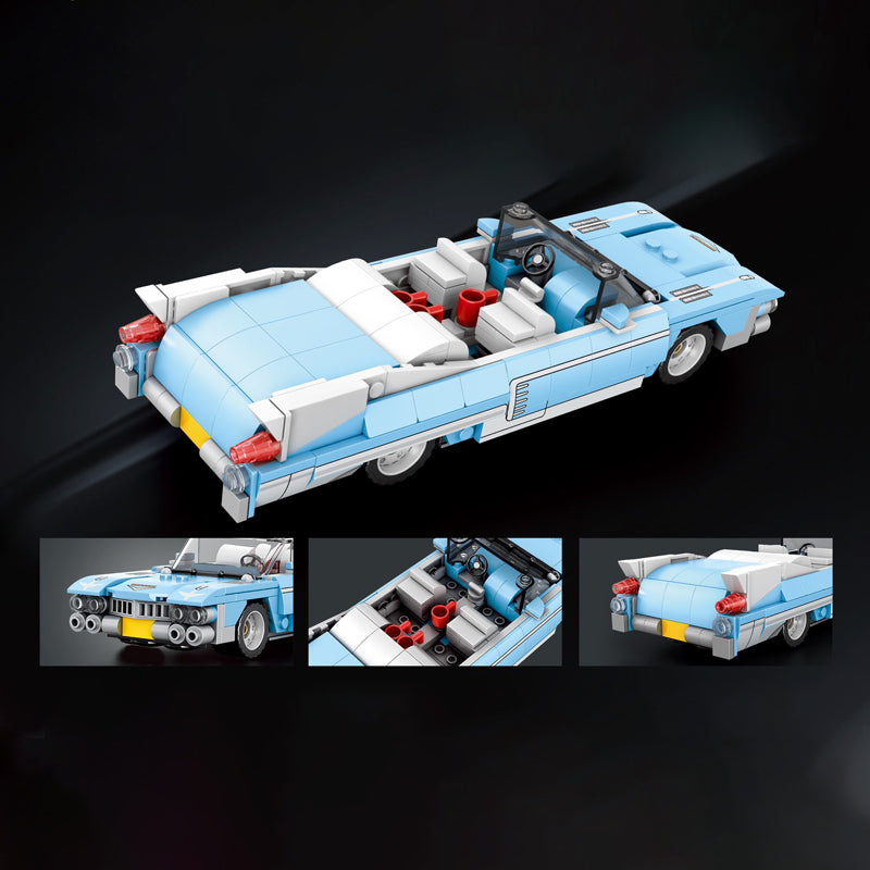 Baby Blue 1957 Coupe | 309pcs — view 2 | Power Brickz