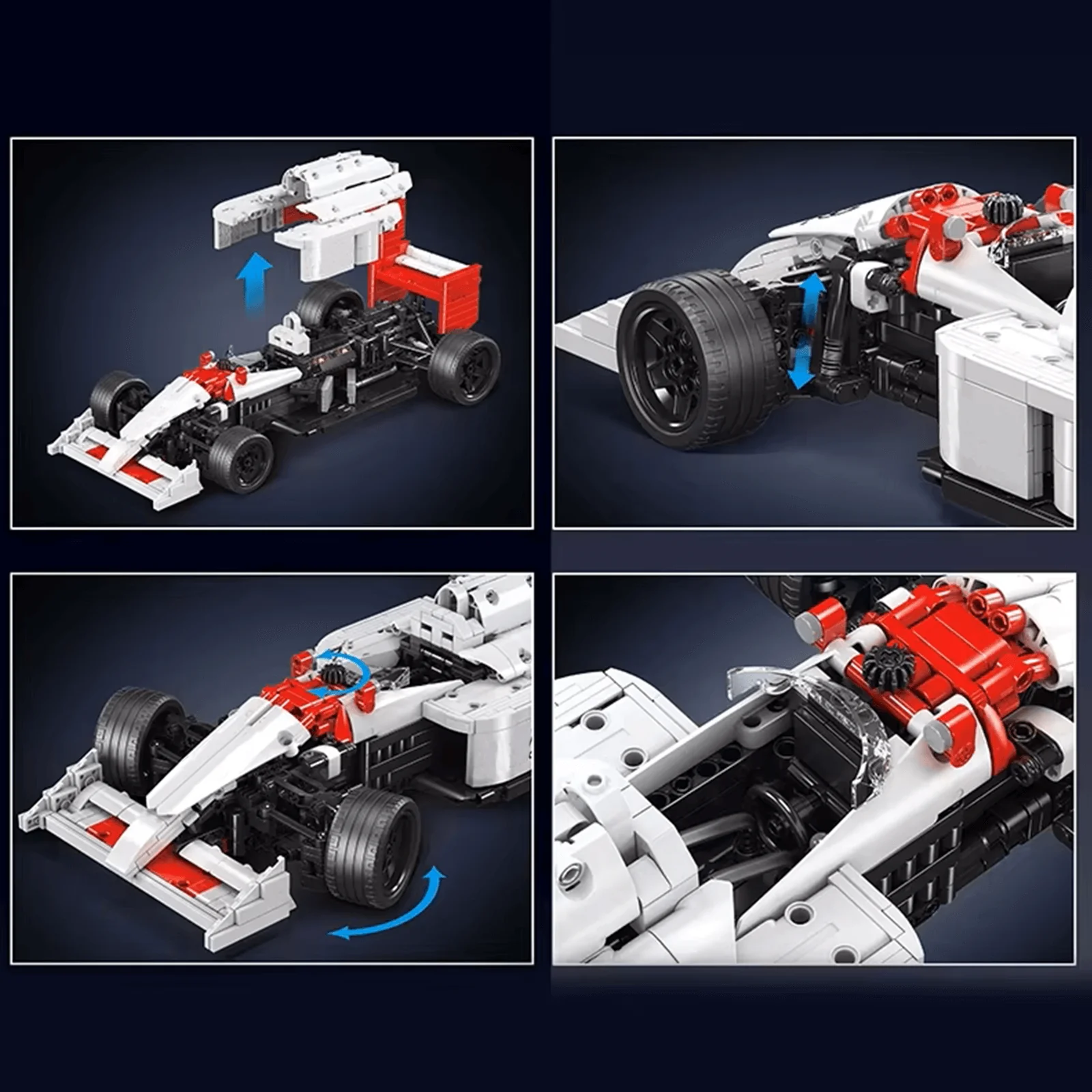 Iconics Turbo GP Car - Building Blocks Set | Power Brickz