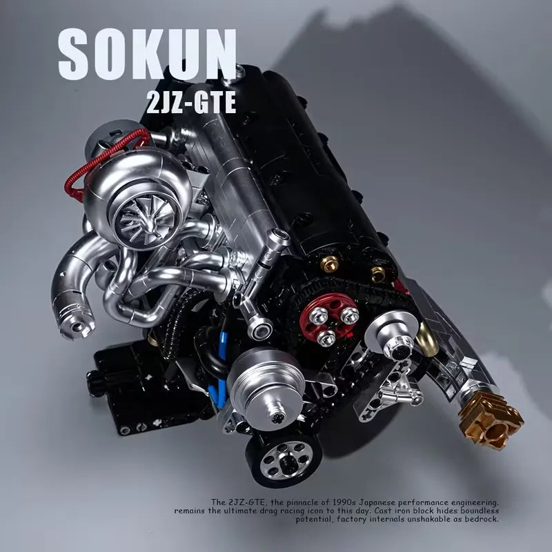 JDM 2JZ-GTE Engine | Building Blocks Set – Power Brickz