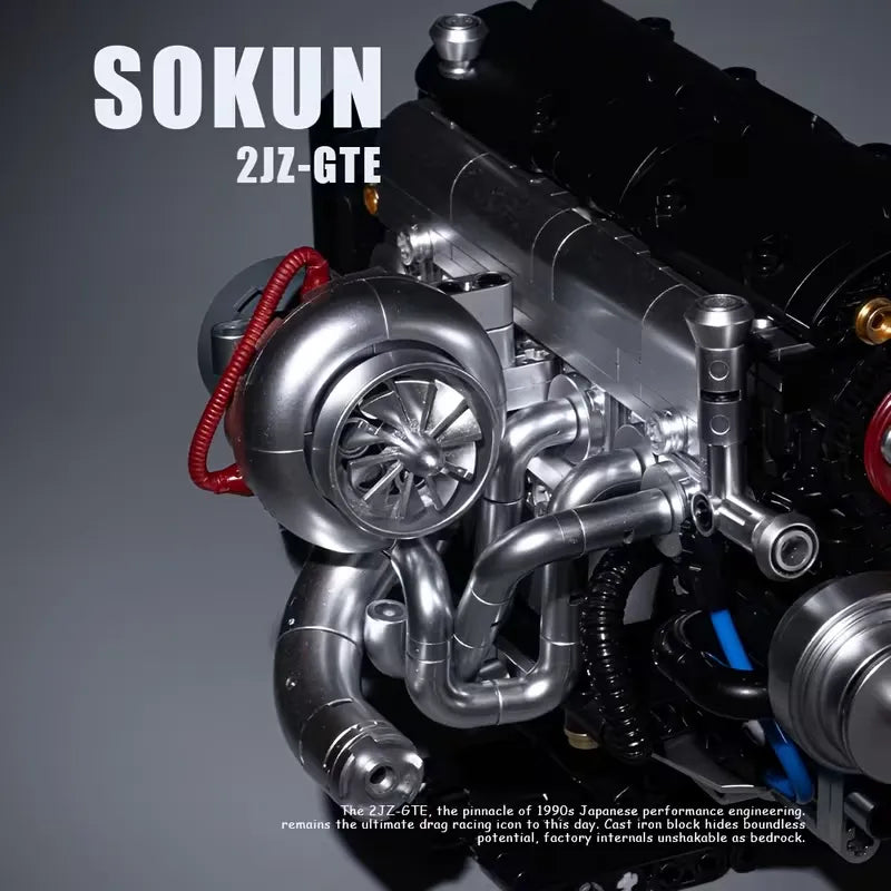 JDM 2JZ-GTE Engine | Building Blocks Set – Power Brickz