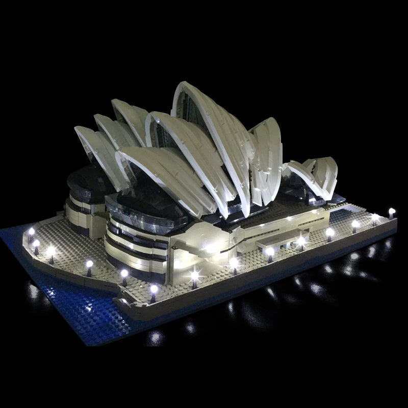 Sydney Opera House 10234 LED Light Kit – Building Block Lighting | Power Brickz™