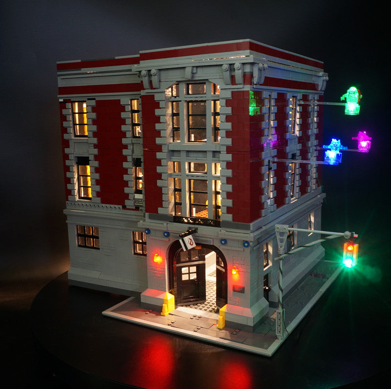 Ghostbusters Firehouse Headquarters 75827 LED Light Kit – Building Block Lighting | Power Brickz™