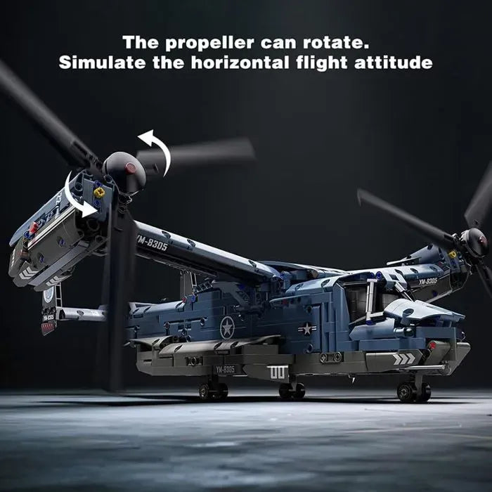 MV-22 Osprey | Building Blocks Set – Power Brickz